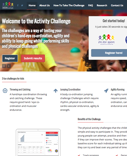 Activity Challenge Fit For Sport