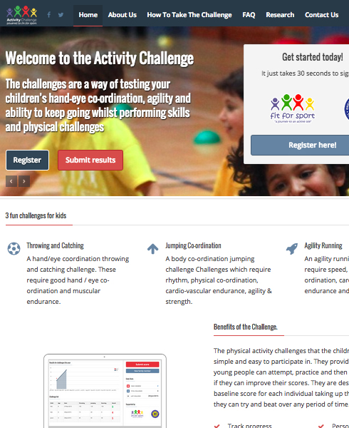 Activity Challenge Fit For Sport
