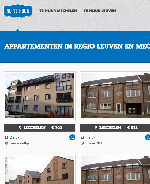 Nutehuur Immo Website