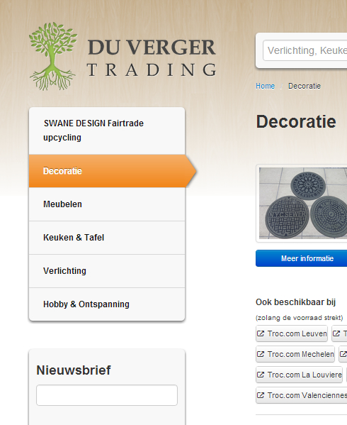 Du Verger Trading Website